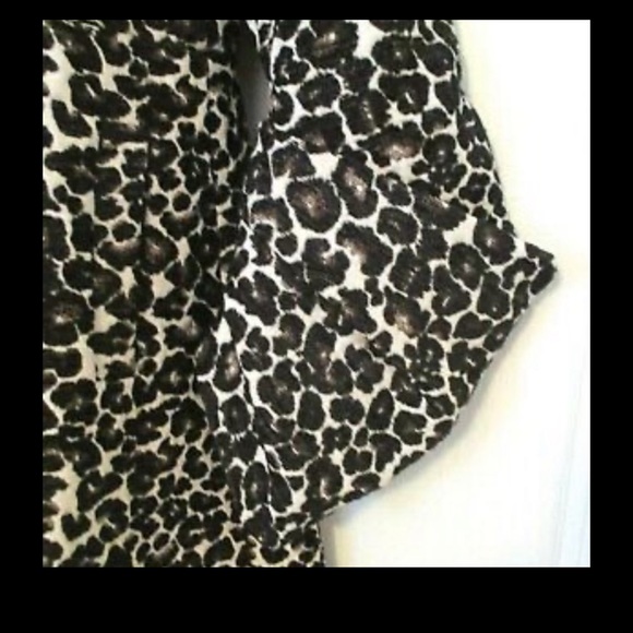 Neiman Marcus TOV HOLY long leopard heavy coat jacket size small gorgeous - Picture 6 of 6